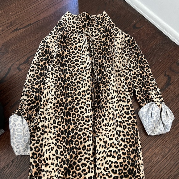 Leopard Button Up - Swim suit cover up - Picture 4 of 5